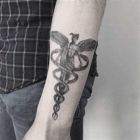 tatuagem hermes|hermes wings tattoo.